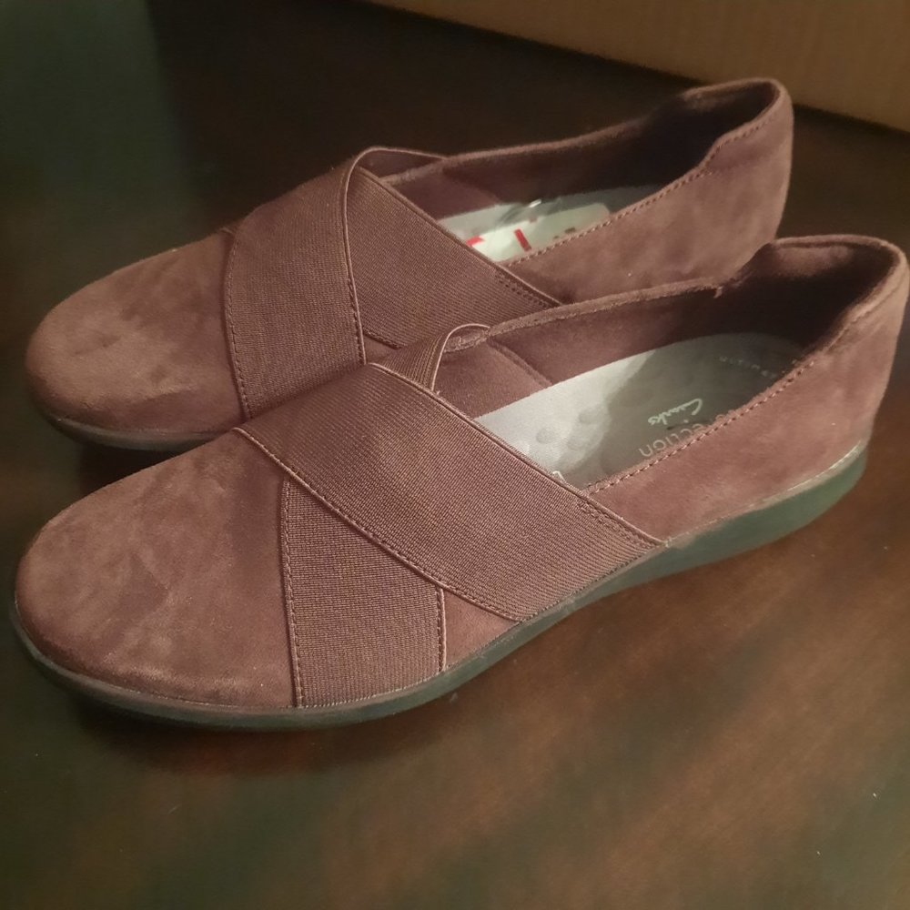 Women s Clarks Kayleigh Slip sneakers shoes, size 7.5W